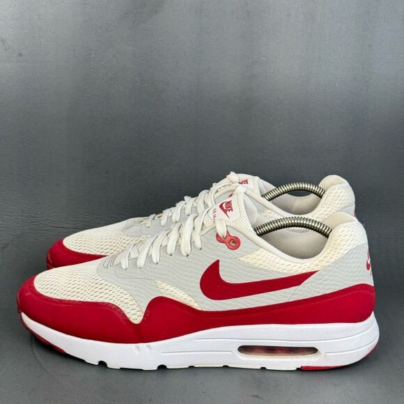 Nike Air Max 1 Ultra Essential Varsity Red athletic sneaker shoes men’s  11.5 - Picture 1 of 8